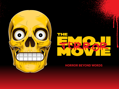 Emoji (terror) Movie emoji emoticon illustration skull terror vector