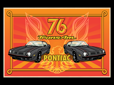 76 Pontiac Poster