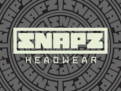 Snapz Headwear Logotype art branding design illustration lettering logo logo design logotipo logotype psychedelic retro trippy type typography vector vintage