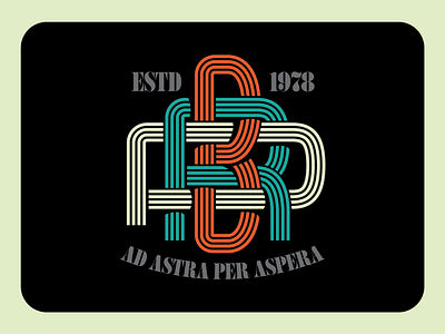 RBP Monograms art design illustration lettering logo monogram monogram logo retro script type typography vintage