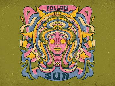 Follow the Sun Psychedelic Art