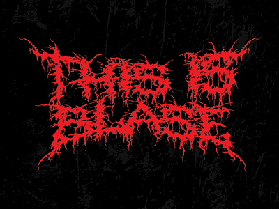 This is Blasé Gory Metal Logos by Roberlan Borges Paresqui on Dribbble