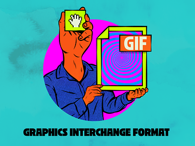 GIF - Graphics Interchange Format computer design geek gif illustration internet retro tech technology vector vintage