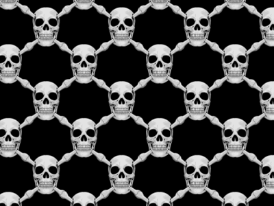 Skull Pattern background caveira job pattern skull tattoo vector