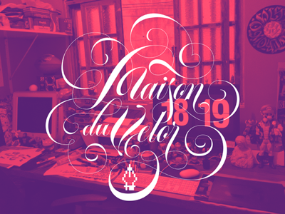 Maison du Vetor lettering studio typography