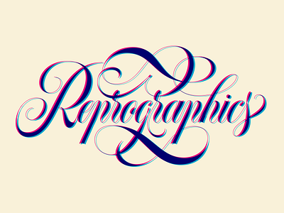 Reprographics copperplate lettering spencerian tipografia type typography vector