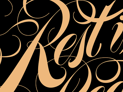 Rest lettering