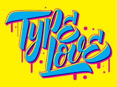 Type Love lettering type typography