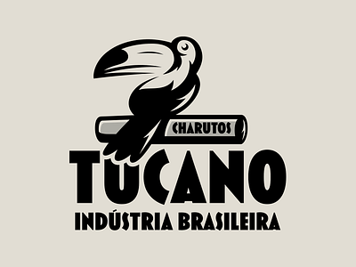 Charutos Tucano branding cigar graphic design logo logotype retro vector vintage