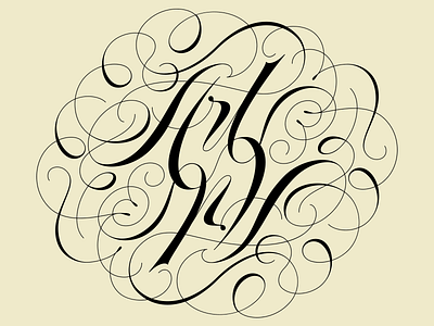 Art / Art art flourish lettering script