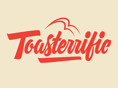 Toasterrific Logo ad advertising casual lettering logo logotype retro typography vintage