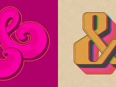 Psands ampersand lettering typography