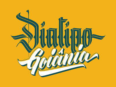Diatipo Goiânia 2018 brasil diatipo goiania lettering typography