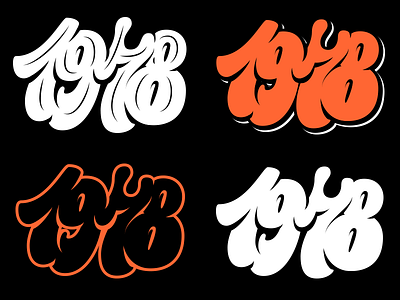1978 lettering typography