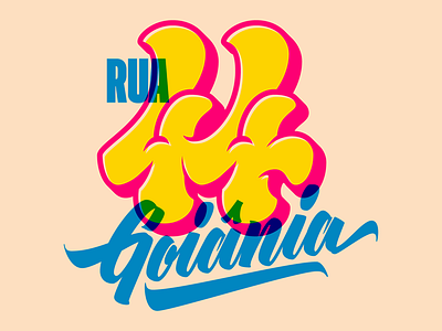 Rua 44 Goiania brasil casual goiania lettering ligature type typography