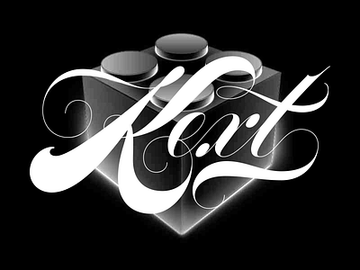 Kext apple flourish geek lettering mac script typography