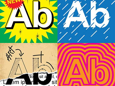 Arial Pop Top arial design font lettering pop pop art typeface typography