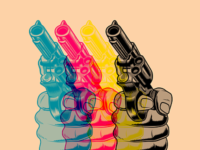 CMYK Bang color design illustration pop pop art pop culture psychedelic retro vector vintage