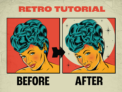 Retro Tutorial design illustration retro vector vintage