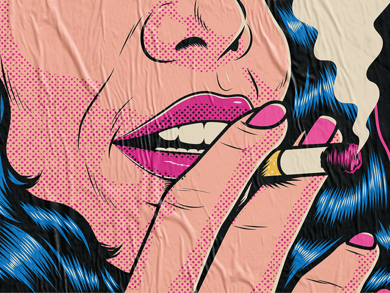 Meanwhile... vintage retro halftone gritty pop art pop design illustration vector
