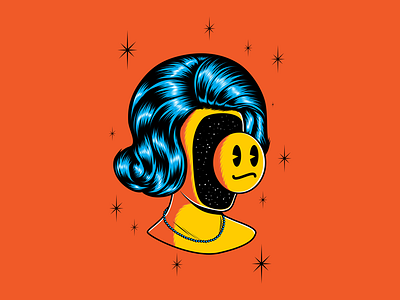 Emoji design illustration retro vector vintage