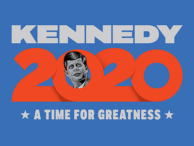 Kennedy 2020 america design illustration politics president usa vector