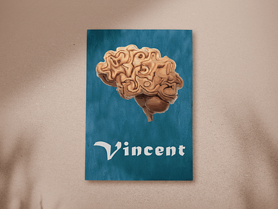 Vincent 2d art artist artists artwork design graphic design poster poster art poster artwork poster design van gogh vincent van gogh