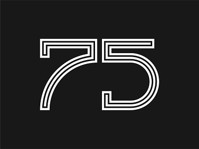 75 5 7 75 black design letter design letters logo logocreation logodesign minimal art minimalistic number numbers sandro vector white