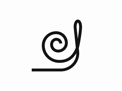 Snail black design graphic graphic design graphic logo letters line line art line logo logo logocreation logodesign minimal art minimalistic sandro snail snail logo vector white