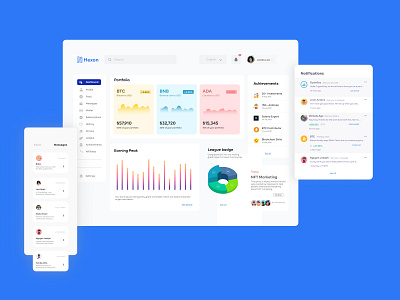 Hexon Blockchain Dashboard Design