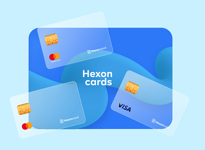 Hexon - Crypto Wallet Card Design blockchain branding blockchain design brand identity crypto cryptocurrency product designer web3