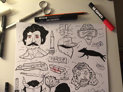 Sketches diablo doodles el chapo graffiti illustrations sketches street art yasser arrafat