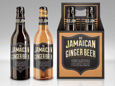 "Old Jamaican Ginger Beer" Packaging beer design package packaging