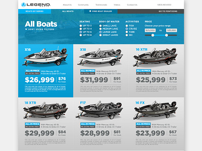 Legend Website Redesign - By Model design graphic design page redesign responsive series web web design website