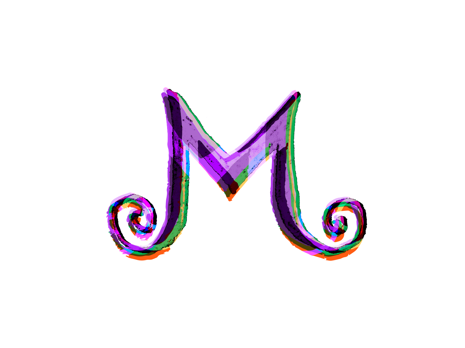 ACP Alphabet - M 36daysoftype lettering