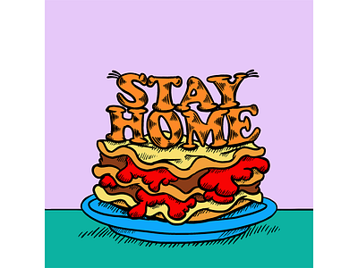 Stay Home coronavirus covid19 design illustration lettering stayhome