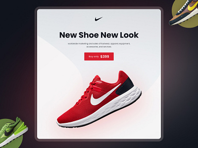 Nike Shoe Landing Page