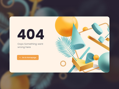 404 Page 404 404 3d 404 design concept 404 error 404 modern ui design 404 page design 404ui dailyui shaheeraltaf ui ui concept