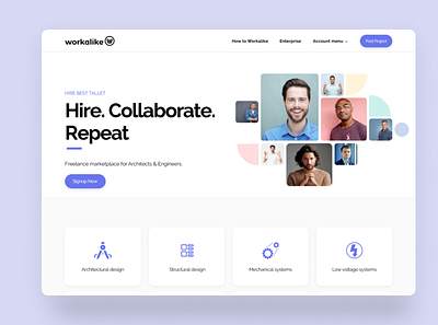 Workalike, a Freelance market place graphic design