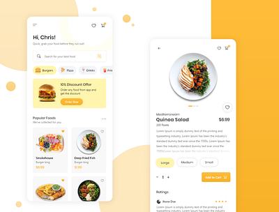 Mealclub, food delivery app ui app design design food app food delivery graphic design mockup ui ux