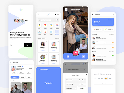 A new aproach to a freelance plateform mobile app ui ui ux ux