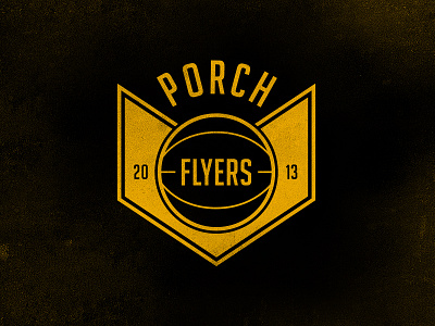 Porch B-Ball Logo basketball flyers logo porch sport