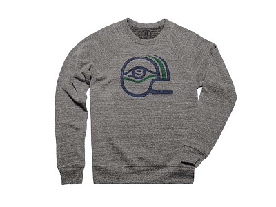 Seahawks Crew Sweatshirt 90s blue clothing cotton bureau crew football green hawks seahawks seattle sweatshirt vintage