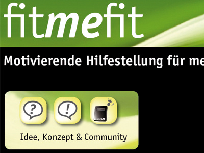 Dribbble Fitmefit icon presentation web