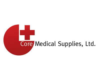 Dribbble Core logo medical red