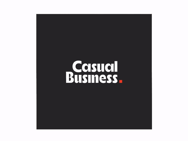 Casual Business, in a nutshell. animation branding casualbusiness logo shot typography
