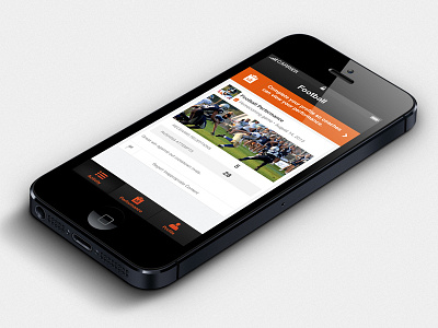 Performance Feed app athlete football ios mobile performance