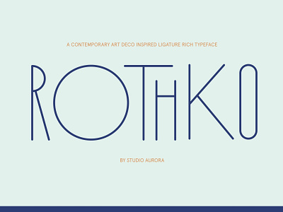 Rothko Modern Art Deco Display Font advertising branding display display font elegant font font design fonts lettering logo modern modern art modern art deco sans serif sans serif fonts serif font serif fonts serif typefae typeface typography