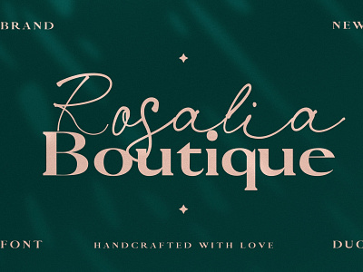 Rosalia Boutique- Handwritten Script boutique boutique font branding design font font design fonts fonts collection handwritten handwritten font handwritten script lettering logo sans serif sans serif font script script font script fonts serif font serif fonts