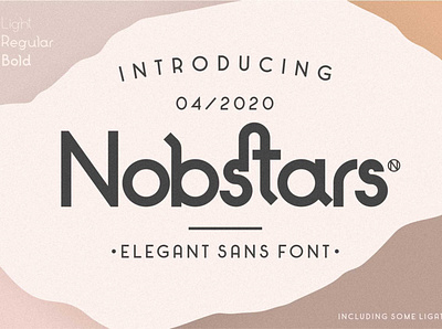 Nobstars - Sans Serif Font alternate bold branding elegant fonts fashion font font design fonts collection modern fonts sans serif sans serif font sans serif fonts sans serif typeface serif serif font serif fonts typeface typography typography art typography design valentine